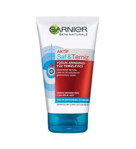 Garnier Aktif Saf Temiz Yoğun Arındırıcı Yüz Temizleyici Krem 150 Ml 35419857