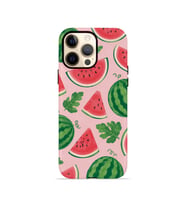 iPhone 12 Pro Vorian Çift Katmanlı Kılıf Watermelon Garden Party
