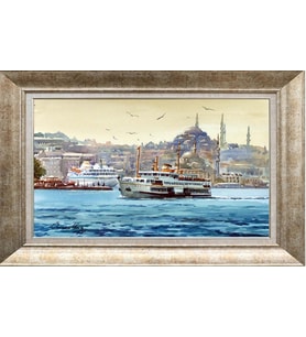 GÜMÜŞ ÇERÇEVELİ TABLO N487