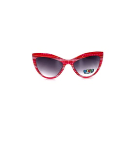 Çocuk Organik Camlı Uv400 Kırmızı Kız Çocuk Güneş Gözlüğü 3smc653r002