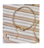 Özel Seri Dorika Topçuk Sıralı Kelepçe Bileklik (Rose - Gold)