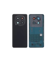 Redmi Note 14 PRO 4G Uyumlu Arka Pil Kapağı KAMERA LENSLİ (Siyah)