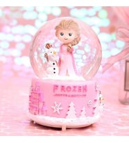 Frozen Işıklı Müzikli Orta Boy Kar Küresi