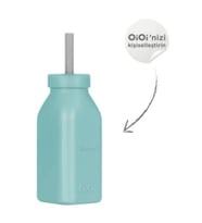 Oioi Şişe + Pipet 200 Ml Aqua Green / Powder Grey