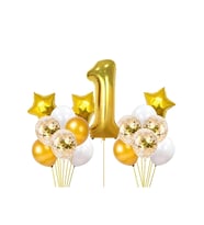 1. Doğum Günü Dekorasyonu Folyo Balon Ilk Doğum Günü Dekorasyonu Için
