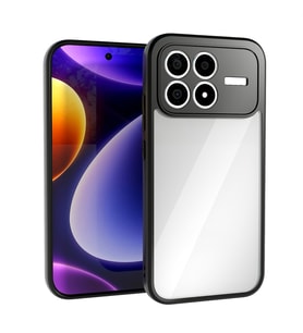 Xiaomi Poco F8 Pro Kılıf Kamera Korumalı Şeffaf Arka Yüzey Zore New Roll Kapak