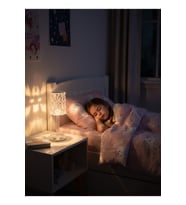 Renkli LED Masalampası, Dokunmatik, Şarjlı ve Kablosuz Gece Aydınlatması (Krem)