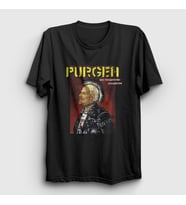 Presmono Unisex Siyah Album Punk Müzik Purgen T-Shirt 502167tt