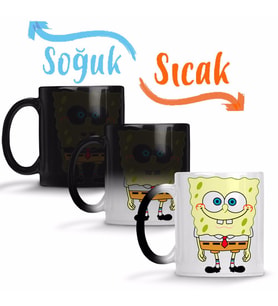 Sünger Bob Sihirli Kupa Bardak Porselen
