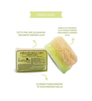 Doğal Kabak Lifli Limon Yağlı Sabun Akne Karşıtı Peeling Etkili 130 Gr