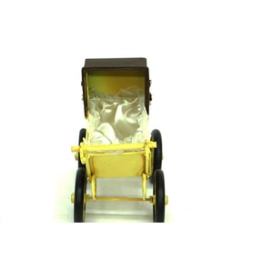 Dekoratif Metal Bebek Arabası Biblo Vintage Hediyelik