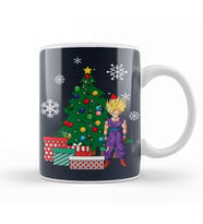 Dragonball Z Gohan Around The Christmas Tree Kupa Bardak Porselen
