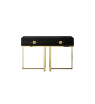 Rihanna Gold Metal Siyah Dresuar