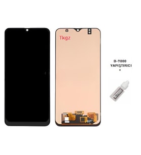 Tkgz - Samsung Galaxy M30 - SM-M305 Uyumlu Lcd Ekran Dokunmatik - A - Kalite + B-7000