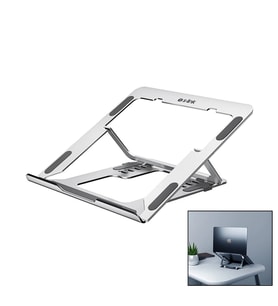 GÜMÜŞ 6 AÇILI KATLANABİLİR LAPTOP STAND ALÜMİNYUM (5365)