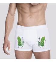 Tuzlayarak Yiyin Erkek Komik Boxer