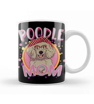 Poodle Mom 017 Kupa Bardak Porselen