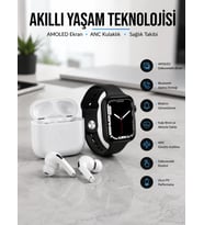 2025 Model Akıllı Saat ve Yeni Nesil Pro Bluetooth Kulaklık TWS Yüksek Ses Kaliteli