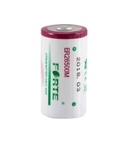 Forte 3.6V ER26500M C Size Lithium Pil 5 li Set