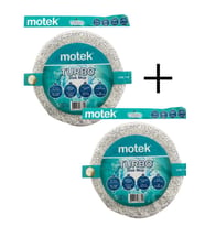 Motek Yeni Turbo Disk Mop Yedek Püskül 2 Adet