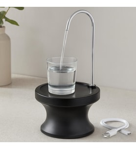 USB Şarjlı Otomatik Damacana Su Pompası 360° Başlıklı Standlı