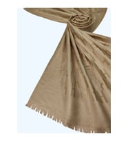 Işıl İpek - H Desen Kaşmir İpek Şal 75x190 cm (Gold)