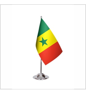 Senegal Tekli Masa Bayrağı