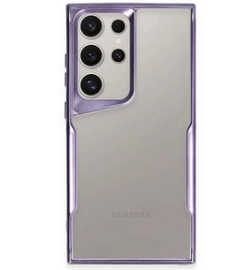 Newface Samsung Galaxy S23 Ultra Kılıf Boyi Silikon Kapak - Derin Mor