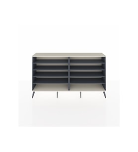 Arges Konsol 8 Raflı  176x30x99 Antrasit-Aytaşı/Antrasit