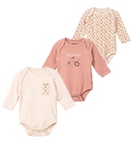 243381 Kız Bebek Ecris Favourite 3'lü Uzun Kollu Body