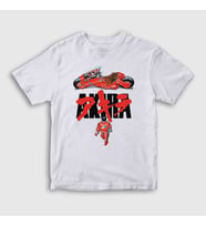 Presmono Unisex Çocuk Beyaz Poster Anime Movie Film Akira T-Shirt 455369tt