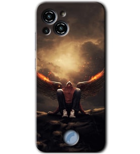 Reeder S23 Pro Max Kılıf HD Desen Baskılı Arka Kapak - Wings of Power