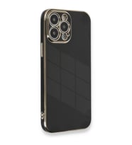 Apple İphone 13 Pro Max Kılıf Volet Silikon - Siyah
