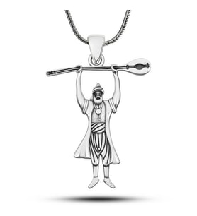 Gümüş Pir Sultan Abdal Erkek Kolye