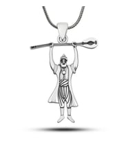 Gümüş Pir Sultan Abdal Erkek Kolye
