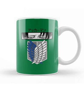 Attack On Titan Anime Levi Kupa Bardak Porselen