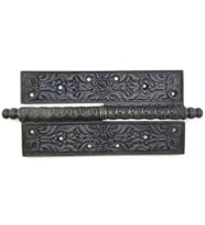 Antika Tarz Dekoratif Pirinç Lüks Okka Menteşe - 20cm, Oksit