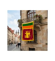 Sri Lanka Bayrağı Premium Raşel Kumaş 150x225 Cm