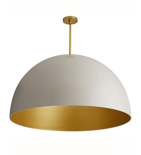 MYLİGHTS 50CM BEYAZ İÇİ ALTIN ALEMİNYUM PASLANMAZ METAL AVİZE  50 CM  (Siyah)
