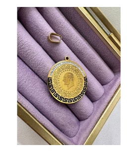 Gökdeniz 925 Gold Hediyelik Kadın Çelik Kolye ve Bileklik Ucu 