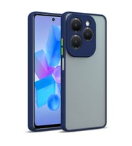 Vendas İnfinix Hot 40i Kılıf Zore Hux Kapak (Lacivert)
