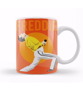 Queen    Freddie Mercury   Kupa Bardak Porselen