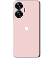 Realme C55 Kılıf HD Desen Baskılı Kılıf - Sade Kalp