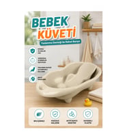 7268 Küvet ve Bebek Yaslanma Desteği Bej -Dolu Oyuncak