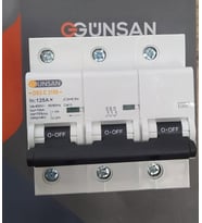 Günsan Valta 3x125a C Tipi 10ka K Otomat (Beyaz)