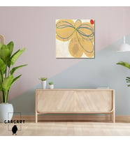 Kare Kanvas Tablo Ünlü Eserler Hilma Klint Seven Pointed Star No1