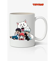 Gin Tama Anime Temalı Beyaz Kupa Bardak Sevgiliye Arkadaşa Hediye