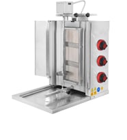 CSA Karacasan Doğalgazlı 3 Radyanlı Üstten Motorlu Döner Ocağı Makinesi