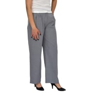 Kadın Pileli Bol Pantolon BGL-ST04352 (Açık Gri)