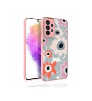 Samsung Galaxy A73 Uyumlu Kılıf Desenli Kamera Korumalı Parlak Zore Nora Kapak (Model 5)